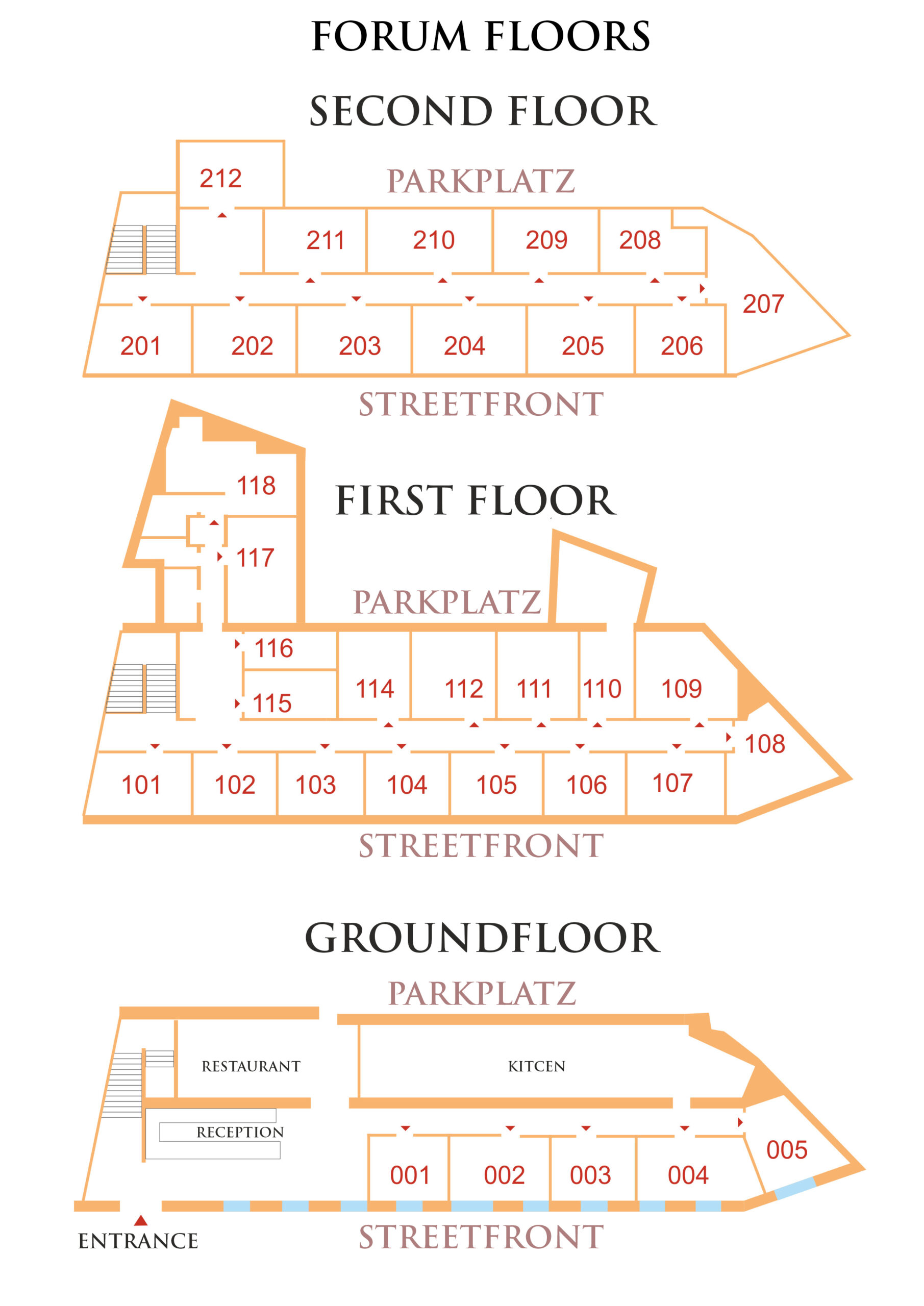 Forum Hotel | Floorplan