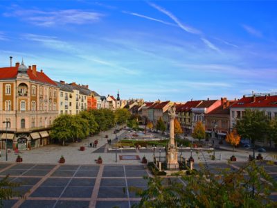 Szombathely főtere szentháromság szobor